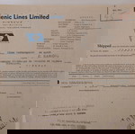  Φορτωτική (έγγραφο) από "HELLENIC LINES LIMITED" στο ατμόπλοιο "HELLAS", 02/10/1936.