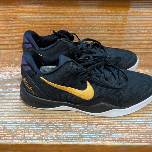 Nike Kobe 8 VIII Protro shoes used, size 39, black
