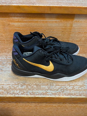 Nike Kobe 8 VIII Protro shoes used, size 39, black