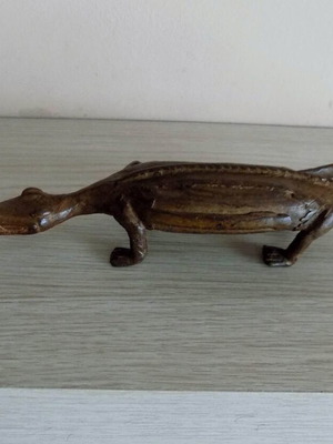 African Crocodile used with sacred stone