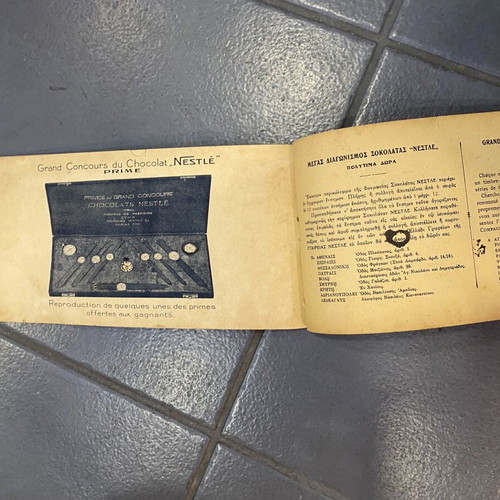 Nestle's Album used, complete 1920s edition