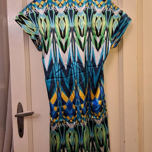 Zara dress colorful short-sleeve like new, size S