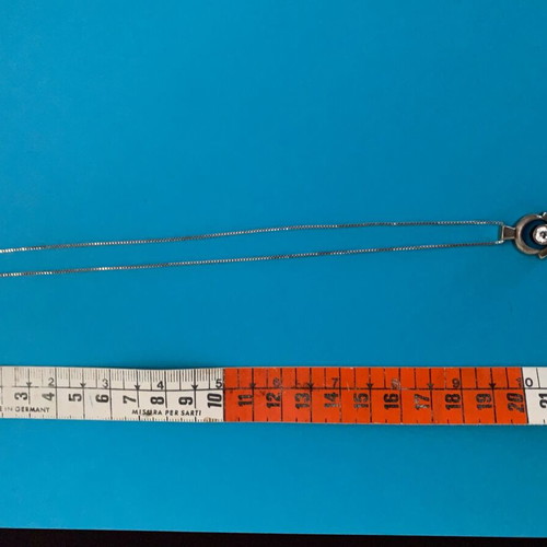 Silver pendant 925 with zircon like new