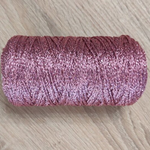 Metallic Thread knitting yarn with iridescent thread, black, gray, purple, pink new