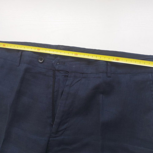 Men's linen pants XL like new, dark navy blue
