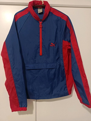 Puma waterproof jacket like new, blue and red for boys 14-16 years