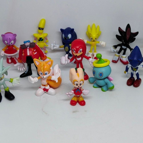 Sonic action figures set like new, collection of 12 characters