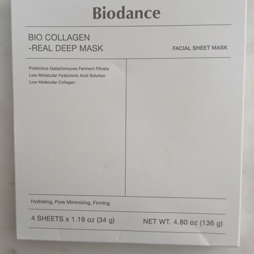 Biodance Bio Collagen Real Deep Mask new, pack of 4