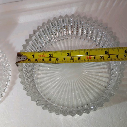 Glass fondant dish like new