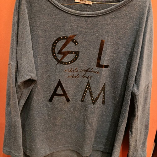 Envy sweater like new, blue, size M/L