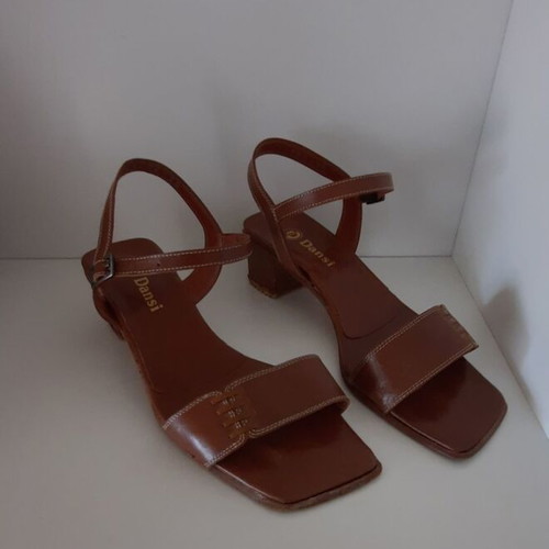 Dansi leather sandals used No38 brown
