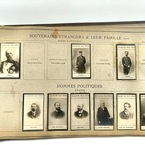 500 Célébrités Contemporaines photographic album, Collection Félix Potin