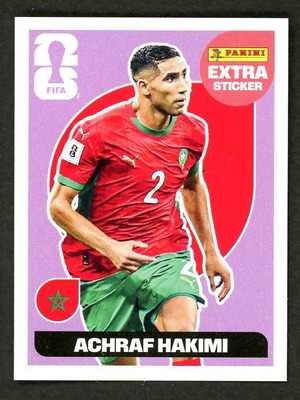 2026 Panini World Cup Extra Achraf Hakimi sticker pack fresh condition