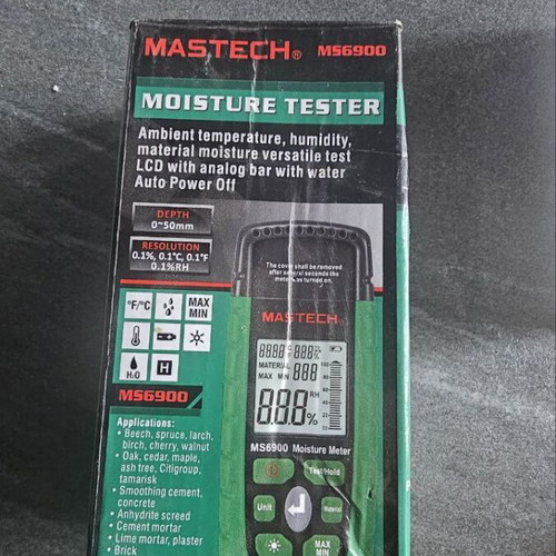 Mastech MS6900 wood and concrete moisture meter new