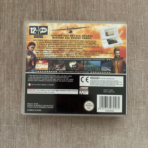 Secret Files Nintendo DS used, complete