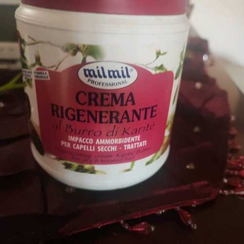 Milmil Professional Crema Rigenerante Al Burro Di Karite hair mask 1000ml new
