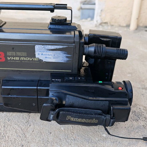 Panasonic M3 VHS Movie video camera used, vintage collector's item