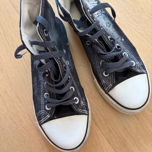 High-Top Sneakers Le Petit Prince painted, used, size 36