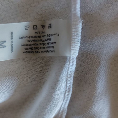 White Shein Beach Shorts M used with Side Drawstrings