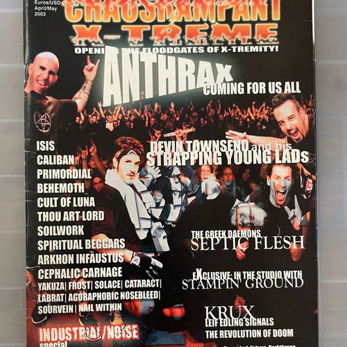 ChaosRampant X-Treme April/May 2003 issue used, extreme music magazine
