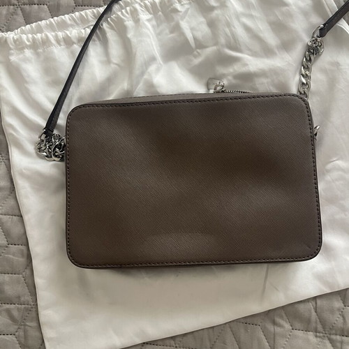 Michael Kors Jet Set Crossbody Bag like new, grey and brown
