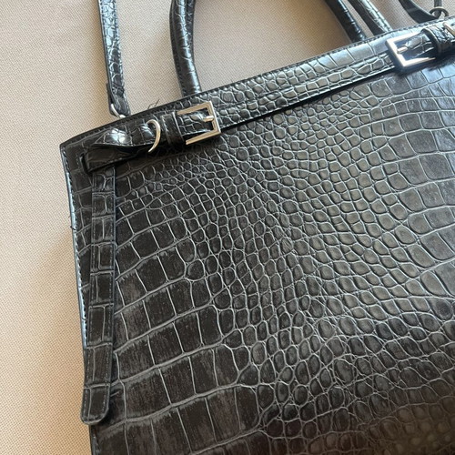 Bershka office style crossbody bag like new, black, large