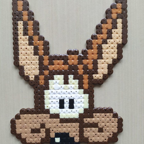 Handmade portrait Wile E. Coyote