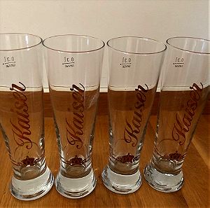 4 Γυάλινα  ποτήρια Μπύρας kaiser καινούργια αχρησιμοποίητα
