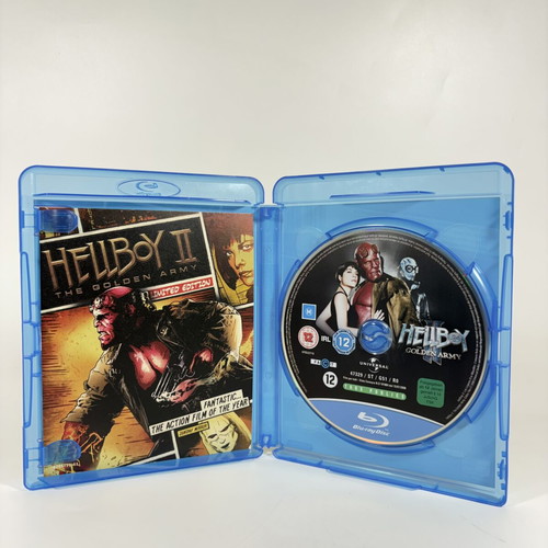 Hellboy II The Golden Army Blu-ray limited edition like new with English subtitles