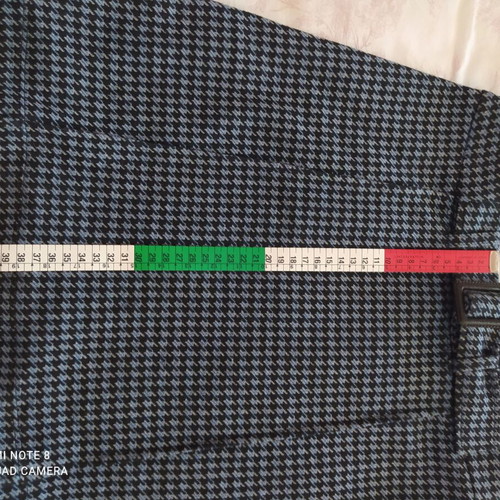 Attrattivo mini winter skirt like new, gray checkered