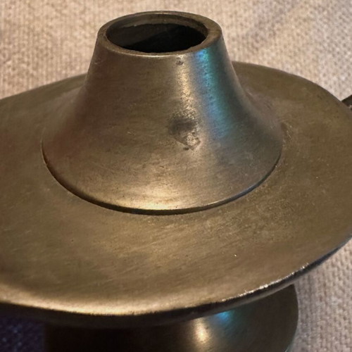 Vintage brass decorative lamp used, incense cone holder