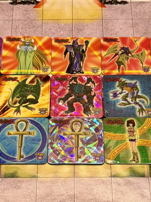 Yu-Gi-Oh! Panini collectible magnets used