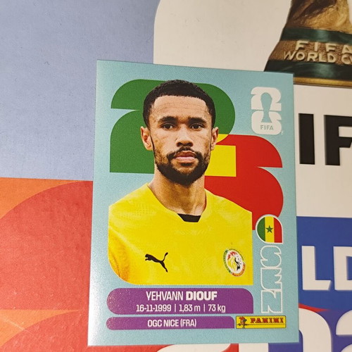 Yehvann Diouf World Cup 2026 Panini sticker