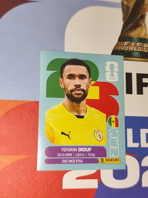 Yehvann Diouf World Cup 2026 Panini sticker