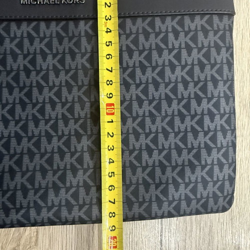 Michael Kors men's wristlet bag like new, black and gray