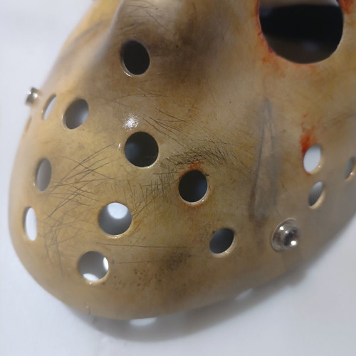 Jason Friday the 13th Mask hand-painted and engraved, new
