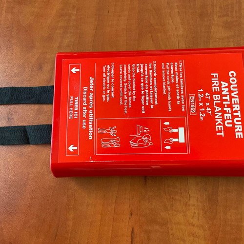 Fire blanket 1.2m x 1.2m new