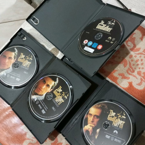 The Godfather DVD Trilogy used with Greek subtitles