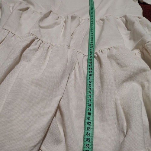Rut & Circle women's airy blouse medium like new, white, 3/4 sleeves