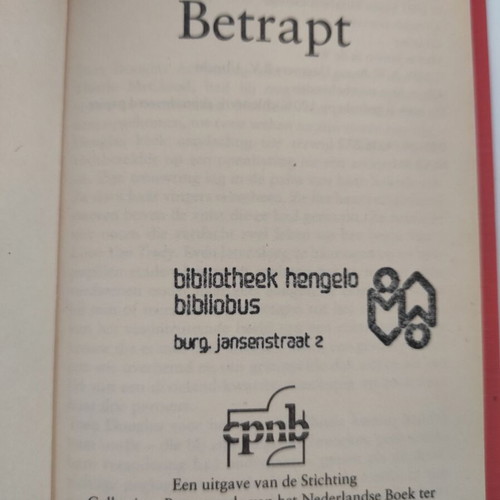 Betrart book used, foreign language, Elizabeth George