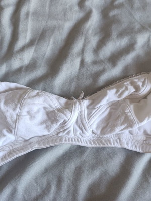 Nursing bra like new, 100% cotton, sizes D90 and C85, white and beige