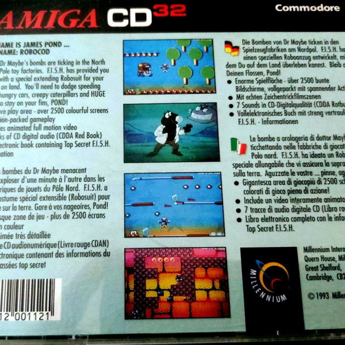 Amiga CD32 James Pond 2 Robocod used