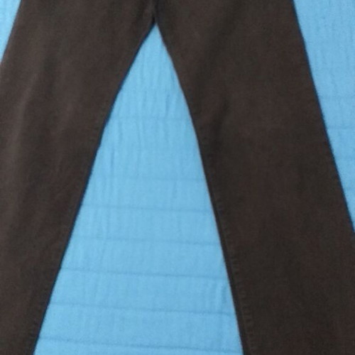 Sarah Lawrence women's pants used, size 8, dark brown, five-pocket