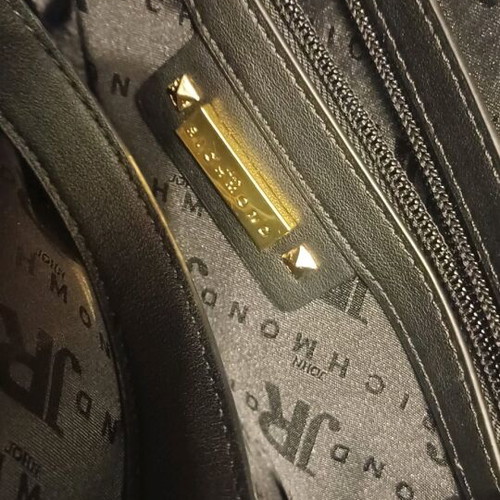 John Richmond black handbag like new