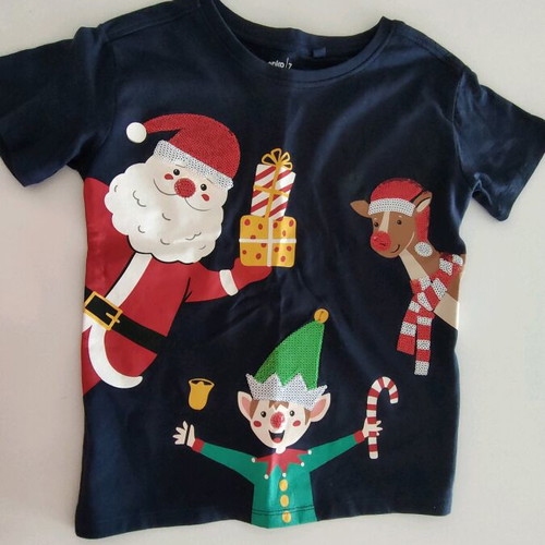 Anko New Year T-Shirt new, sizes 116-122 for 5-6 years