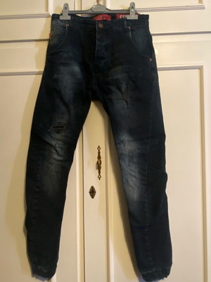 Unisex denim trousers boy fit