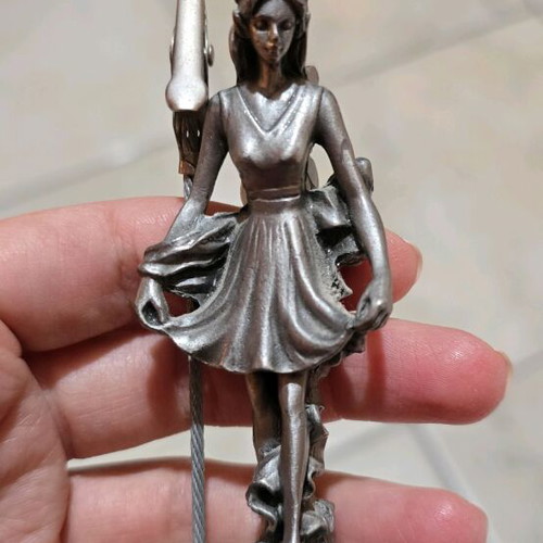 Metal fairy decorative with photo clip new