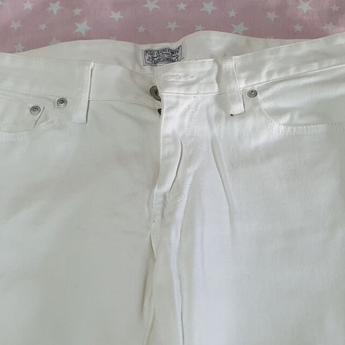 Polo Ralph Lauren white ice jeans pants, straight fit, size 28x32