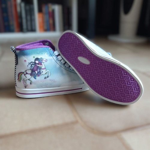 Santoro London Gorjuss High Sneakers Size 36 New