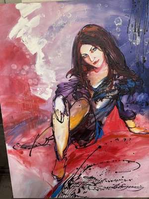 Πίνακας ζωγραφικής Elena Cojocaru σε καμβά 100x120 σαν καινούργιο